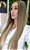 Topo de cabelo humano Loiro Mechado 200 gr 65 cm COD 085 - Imagem 1