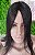 Franjão de Cabelo humano castanho escuro 36 gr 30 cm - Imagem 2
