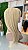 TOPO DE CABELO HUMANO FIO A FIO LOIRO MECHADO 55CM 27X21 190GR COD061 - Imagem 3