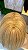 TOPO DE CABELO HUMANO LOIRO 7X14 30 CM 54GR  CODT071 - Imagem 5
