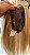TOPO DE CABELO HUMANO LOIRO 7X14 30 CM 54GR  CODT071 - Imagem 6