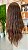 PERUCA DE CABELO HUMANO 65CM FIO A FIO CAST CLARO 185GR COD063 - Imagem 6