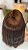 PERUCA DE CABELO HUMANO 60CM CASTANHO CLARO FIO A FIO  200GR CODP062 - Imagem 5