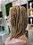 TOPO DE CABELO HUMANO LOIRO MECHADO 35CM 15X7 70GR COD083 - Imagem 2