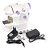 Mini máquina de costura reta portátil branca 110V/220V - Imagem 2