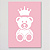 Plaquinhas Decorativas - Ursinha Princesa - Imagem 2