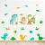 Kit Plaquinhas + Adesivos - Baby Dinos 01 - Imagem 1