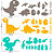 Kit Plaquinhas + Adesivos - Baby Dinos 01 - Imagem 4