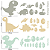 Kit Plaquinhas + Adesivos - Baby Dinos 01 - Imagem 6