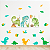 Kit Plaquinhas + Adesivos - Baby Dinos 02 - Imagem 1