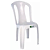 Cadeira Plástica Sem Braço Duoplast BISTRÔ Branca - Imagem 1