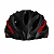Capacete Ciclista Bike Mtb Win Com Vista Led High One Cor Vermelho Tamanho M - Imagem 4