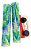 Manoplas Absolute Mtb Bmx3 160mm Tipo Gios Gi058 Cores Par Cor Branco Azul Verde - Imagem 3