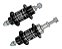 Par De Cubo Bike Com Rolamento Viper 36 Furos Preto - Imagem 1