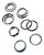 Caixa Direção Cromada/Preta Garfo Rosca Standard 21,1mm - Imagem 3