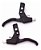 Manete De Freio V-brake Nylon Plástico P/bicicleta Par Preto - Imagem 2