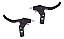 Manete De Freio V-brake Nylon Plástico P/bicicleta Par Preto - Imagem 1