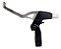 Par Manete Freio V-brake Alumínio Logan Mtb Cor Cor Prerto Polido - Imagem 3