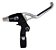 Par Manete Freio V-brake Alumínio Logan Mtb Cor Cor Prerto Polido - Imagem 2