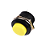Botão Pulsante Push Button 16mm R13-507 Amarelo - Imagem 1