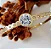BRACELETE DOURADO AÇO INOX PEDRA CRISTAL - Imagem 1