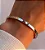 BRACELETE PRATEADO AÇO INOX LISO - Imagem 1