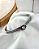 BRACELETE PRATEADO AÇO INOX CRISTAL - Imagem 1
