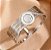 BRACELETE PRATEADO AÇO INOX ALGARISMOS ROMANOS - Imagem 1