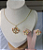 CONJUNTO DOURADO COLAR E BRINCOS ÁRVORE DA VIDA ZIRCÔNIAS COLORS - Imagem 1