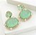 CONJUNTO DOURADO CRAVEJADO ZIRCÔNIA VERDE - Imagem 2