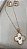 CONJUNTO DOURADO COLAR E BRINCO VAN CLEEF MADRE PÉROLA - Imagem 1