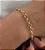 PULSEIRA DOURADA ELO PORTUGUÊS - Imagem 1