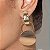 BRINCO DOURADO PENDENTE SUPER LEVE - Imagem 1