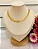 COLAR CHOKER DOURADO ESPINHA DE PEIXE - Imagem 1