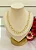 COLAR CHOKER DOURADO ELOS TESTURIZADO - Imagem 1