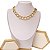 COLAR DOURADO ELO DUPLO - Imagem 2