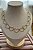 COLAR CHOKER DOURADO CORAÇÕES - Imagem 1