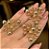 CONJUNTO DOURADO ANEL E BRINCOS ESFERAS - Imagem 1