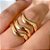 TRIO DE ANEL DOURADO - Imagem 1