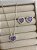 CONJUNTO PRATEADO ZIRCÔNIA CRAV CORAÇÃO LILAS - Imagem 1
