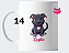 Caneca dos Cães em porcelana - Imagem 1