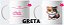 Caneca Chá da gatinha em porcelana - Imagem 2