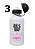Squeeze " Água da gatinha " Alumínio Branco 500ml - Imagem 3