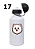 Squeeze "Bichus Fofinhus" Alumínio Branco  500ml - Imagem 6