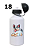 Squeeze "Bichus Fofinhus" Alumínio Branco  500ml - Imagem 7
