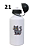 Squeeze "Bichus Fofinhus" Alumínio Branco  500ml - Imagem 10