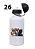 Squeeze "Bichus Fofinhus" Alumínio Branco  500ml - Imagem 15