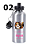 Squeeze "Água da gatinha" Alumínio 2 Bicos 600ml - Imagem 2