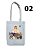 Sacola Ecobag Tecido Pet Ecológica 40X40 - Selecione a estampa - Imagem 2