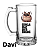 Caneca Chopp Vidro  500ml - Selecione a estampa - Imagem 2